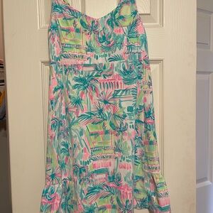 Lilly Pulitzer Luxletic Vibrant Tropical Dress